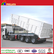 Heavy Duty Tri-Axle Mining Tipper Semi Trailer